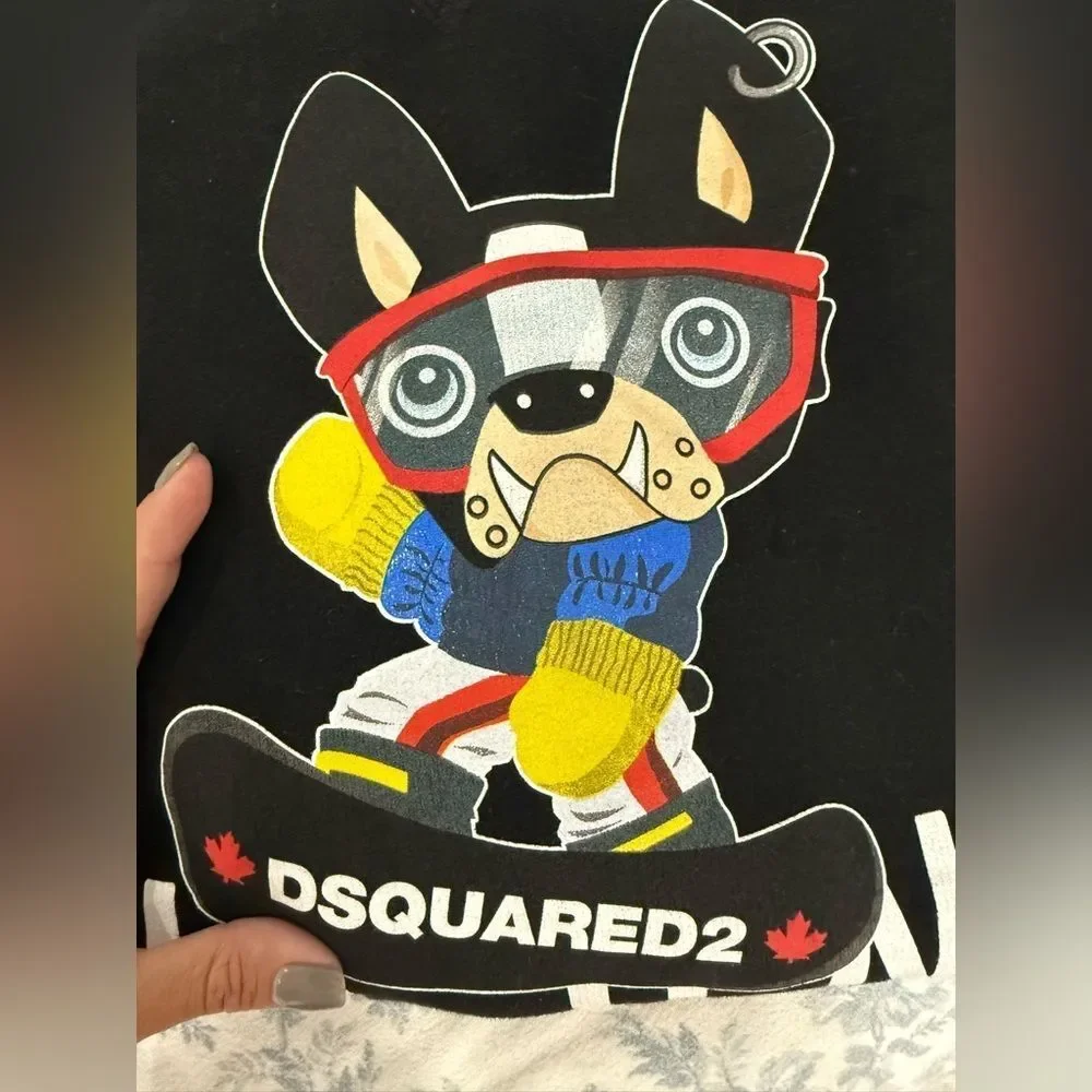 DSQUARED2 Cartoon print long-sleeved hoodie - Picture 3 of 8